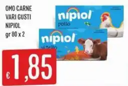 IperSisa Omo carne NIPIOL offerta