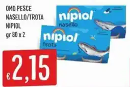 IperSisa Omo pesce nasello/trota NIPIOL offerta