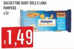 IperSisa Salviettine baby sole e luna PAMPERS offerta