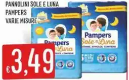 IperSisa Pannolini sole e luna PAMPERS offerta