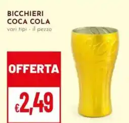 Pan Bicchieri COCA COLA offerta