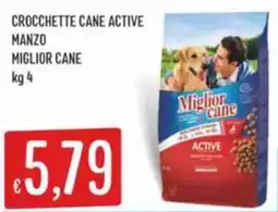 IperSisa Crocchette cane active manzo MIGLIOR CANE offerta