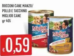 IperSisa Bocconi cane manzo/ pollo e tacchino MIGLIOR CANE offerta