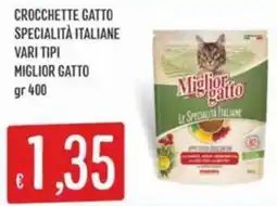 IperSisa Crocchette gatto specialità italiane MIGLIOR GATTO offerta