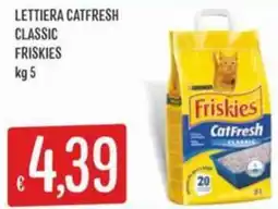 IperSisa Lettiera catfresh classic FRISKIES offerta