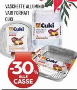 IperSisa Vaschette alluminio CUKI offerta