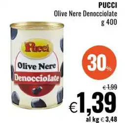 Famila PUCCI Olive Nere Denocciolate offerta