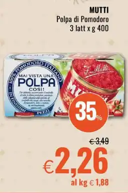 Famila MUTTI Polpa di Pomodoro offerta