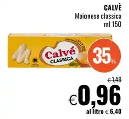 Famila CALVÈ Maionese classica offerta