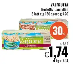 Famila VALFRUTTA Borlotti/ Cannellini offerta