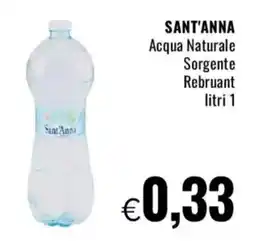 Famila SANT'ANNA Acqua Naturale Sorgente Rebruant offerta