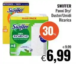 Famila SWIFFER Panni Dry/ Duster/Umidi Ricarica offerta