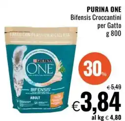 Famila PURINA ONE Bifensis Croccantini per Gatto offerta