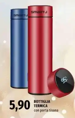Famila BOTTIGLIA TERMICA con porta tisana offerta