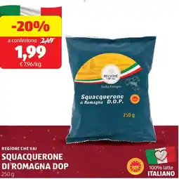 ALDI Regione che vai squacquerone di romagna dop offerta