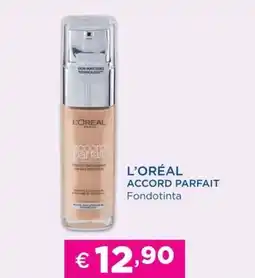 Acqua & Sapone L'ORÉAL ACCORD PARFAIT Fondotinta offerta