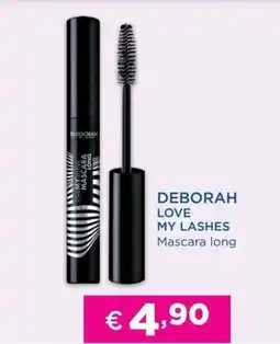 Acqua & Sapone DEBORAH LOVE MY LASHES Mascara long offerta