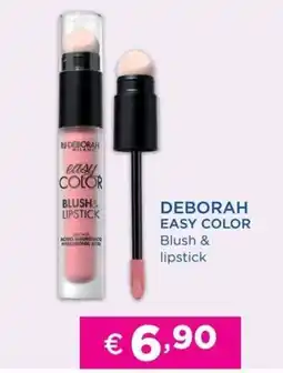 Acqua & Sapone DEBORAH EASY COLOR Blush & lipstick offerta