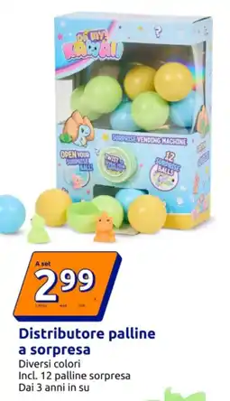 Action Distributore palline a sorpresa offerta