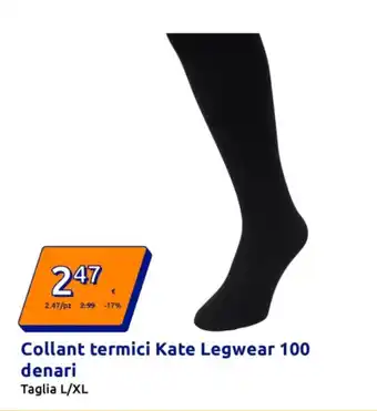 Action Collant termici Kate Legwear 100 denari offerta