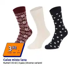 Action Calze misto lana offerta