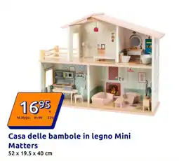 Action Casa delle bambole in legno Mini Matters offerta