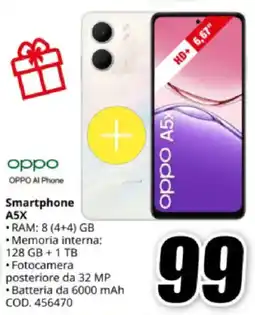 MediaWorld oppo Smartphone A5X offerta