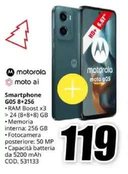MediaWorld motorola Smartphone G05 8+256 offerta