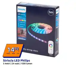 Action Striscia LED Philips offerta