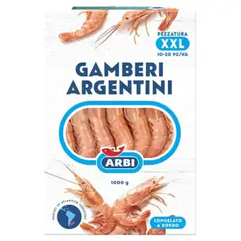 Gamberi argentini Arbi pezzatura XXL