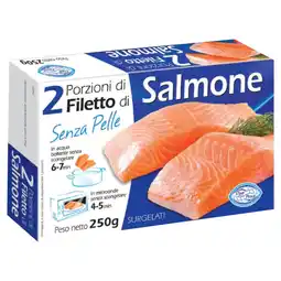 Qui Discount Filetti di salmone surgelato porzionato offerta