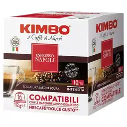 Qui Discount Caffè Kimbo compatibile Dolce Gusto Napoli/Intenso offerta