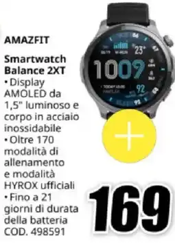 MediaWorld AMAZFIT Smartwatch Balance 2XT offerta