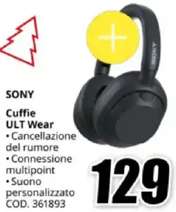 MediaWorld SONY Cuffie ULT Wear offerta