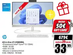 MediaWorld hp All-in-One 27-CR0059NL offerta