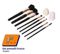 Action Set pennelli trucco offerta