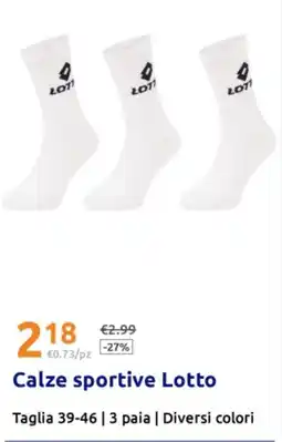 Action Calze sportive Lotto offerta