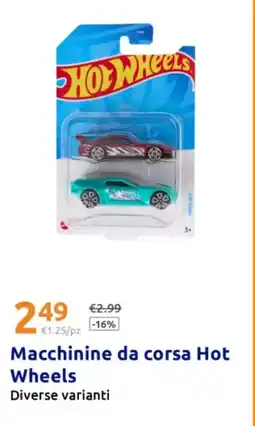 Action Macchinine da corsa Hot Wheels offerta