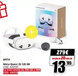 MediaWorld Meta Quest 3S 128 GB offerta