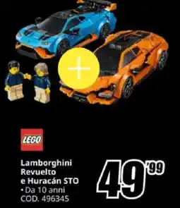 MediaWorld LEGO Lamborghini Revuelto e Huracán STO offerta