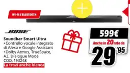 MediaWorld BOSE Soundbar Smart Ultra offerta
