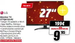 MediaWorld LG Monitor TV 27TQ615S-PZ offerta