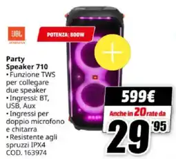 MediaWorld JBL Party Speaker 710 offerta