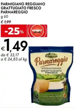 Bennet Parmigiano reggiano grattugiato fresco PARMAREGGIO offerta