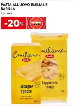 Bennet Pasta all'uovo emiliane BARILLA offerta
