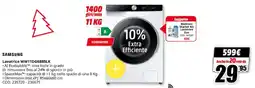 MediaWorld SAMSUNG Lavatrice WW11DG6B85LK offerta