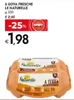 Bennet 6 uova fresche LE NATURELLE offerta