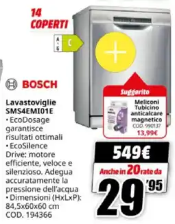MediaWorld BOSCH Lavastoviglie SMS4EMI01E offerta