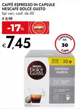 Bennet Caffè espresso in capsule nescafé dolce gusto offerta