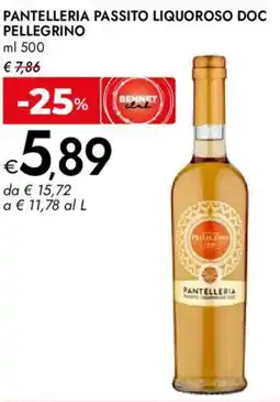 Bennet Pantelleria passito liquoroso doc PELLEGRINO offerta